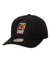 Mitchell & Ness Men's Black Phoenix Suns Tilted Pro Pinch Adjustable Hat In Black