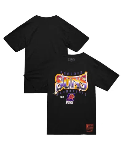 Mitchell & Ness Black Phoenix Suns Worldwide Collection Glow Up T-shirt