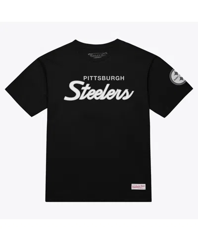Mitchell & Ness Men's Black Pittsburgh Steelers Head Coach Classic T-shirt