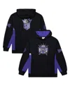 Mitchell & Ness Men's Black Sacramento Kings Hardwood Classics Team Origins Fleece Pullover Hoodie