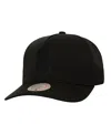 Mitchell & Ness Men's Black Los Angeles Dodgers Perfect Icon Pro Pinch Snapback Hat In Brown