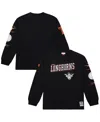 Mitchell & Ness Men's Black Texas Longhorns Training Camp Long Sleeve T-shirt In Black