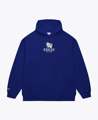 Mitchell & Ness Men's Blue New York Knicks Core Fleece Hoodie