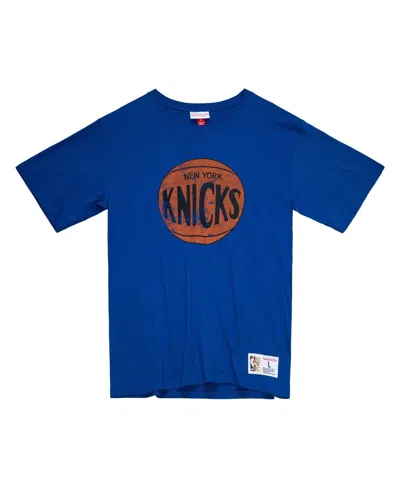 Mitchell & Ness Men's Blue New York Knicks Legendary Slub T-shirt