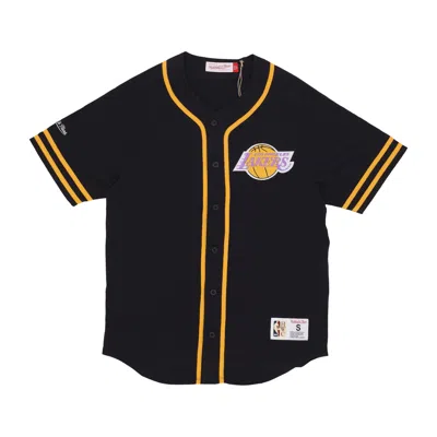 Mitchell & Ness Men's Button Jacket Nba Fashion Cotton Button Front Vintage Logo Loslak Original Team Colors