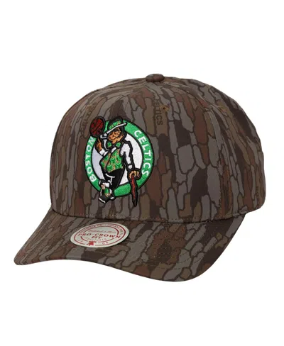 Mitchell & Ness Men's Camo Boston Celtics Hidden Pro-crown Adjustable Hat In Multi