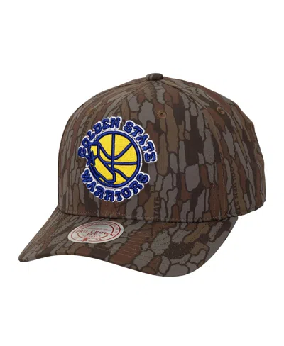 Mitchell & Ness Men's Camo Golden State Warriors Hidden Pro-crown Adjustable Hat In Multi