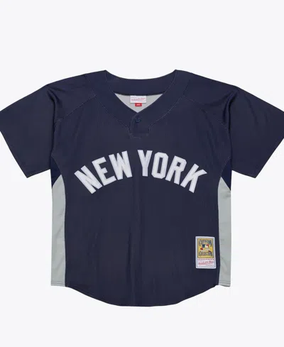 Mitchell & Ness Men's Cc Sabathia Navy New York Yankees 2009 Authentic Batting Practice Jersey In Blue