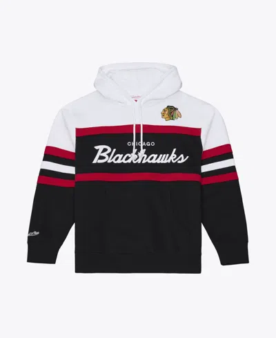 Mitchell & Ness Men's Chicago Blackhawks Head Coach Embroidered Hoodie In Multi