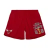 Mitchell & Ness Men's Shorts Nba Team Heritage Woven Short Hardwood Classics Chibul In Red