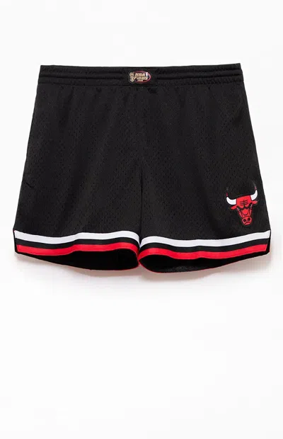 Mitchell & Ness Men's Chicago Bulls Jump Shot Mesh Shorts In Black