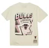Mitchell & Ness Men's Chicago Bulls T-shirt In Cream In Gray
