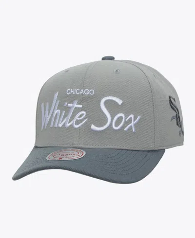 Mitchell & Ness Men's Chicago White Sox Thunderstorm Head Coach Adjustable Baseball Cap In Green