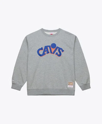 Mitchell & Ness Men's Cleveland Cavaliers Walk-off Fleece Sweatshirt In Gray
