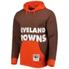 Mitchell & Ness Men's Cleveland Nfl Throwbacks Hoodie Sweatshirt In Brown In Brown