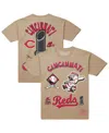Mitchell & Ness Men's Cream Cincinnati Reds Legacy Defined T-shirt In Nude