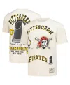 Mitchell & Ness Men's Cream Pittsburgh Pirates Legacy Defined T-shirt In Neutral