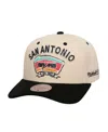 Mitchell & Ness Men's Cream/black San Antonio Spurs 5x Nba Champions Soul Legacy Defined Snapback Hat In Neutral