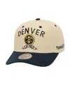 Mitchell & Ness Men's Cream Pittsburgh Penguins Soul Legacy Defined Two-tone Pro Crown Adjustable Hat In Neutral