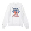 Mitchell & Ness Men's Crew Neck Sweatshirt Asg Crew Fleece All Star East 1991 White In White