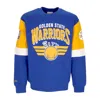 Mitchell & Ness Men's Crewneck Sweatshirt Nba All Over Crew 3.0 Golwar Original Team Colors In Original Team Colors
