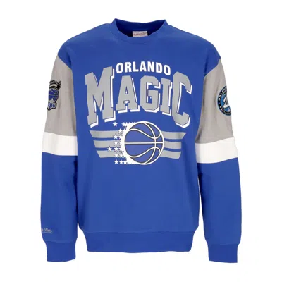 Mitchell & Ness Men's Crewneck Sweatshirt Nba All Over Crew 3.0 Orlmag Original Team Colors