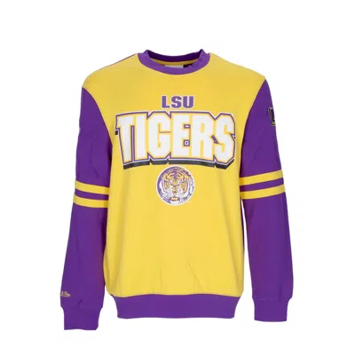 Mitchell & Ness Men's Crewneck Sweatshirt Ncaa All Over Crew 2.0 Loutig In Original Team Colors