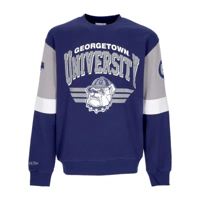 Mitchell & Ness Men's Crewneck Sweatshirt Ncaa All Over Crew 3.0 Geohoy Original Team Colors