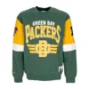 Mitchell & Ness Men's Crewneck Sweatshirt Nfl All Over Crew 3.0 Grepac Original Team Colors In Original Team Colors