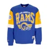 Mitchell & Ness Men's Crewneck Sweatshirt Nfl All Over Crew 3.0 Losram Original Team Colors In Original Team Colors