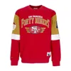 Mitchell & Ness Men's Crewneck Sweatshirt Nfl All Over Crew 3.0 Saf49e Original Team Colors In Original Team Colors