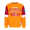 Mitchell & Ness Men's Crewneck Sweatshirt Nfl All Over Crew 3.0 Tambuc Original Team Colors In Original Team Colors