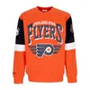Mitchell & Ness Men's Crewneck Sweatshirt Nhl All Over Crew 3.0 Phifly Original Team Colors In Original Team Colors