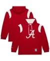 Mitchell & Ness Men's Crimson Alabama Crimson Tide Thermal Lightweight Hoodie In Multi