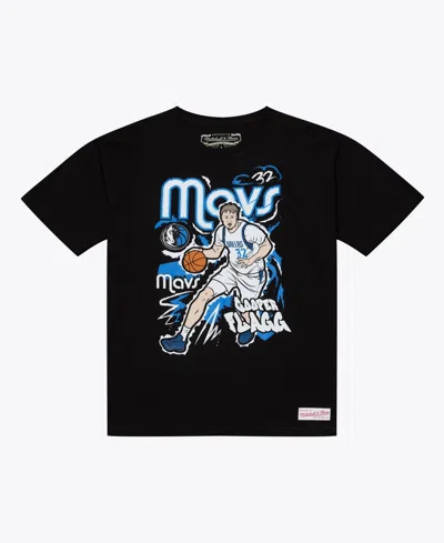 Mitchell & Ness Men's Dallas Mavericks Cooper Flagg Chalked Up T-shirt In Black