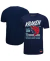 Mitchell & Ness Deep Sea Blue Seattle Kraken Local Food T-shirt In Blue