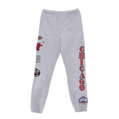 Mitchell & Ness Men's Fleece Tracksuit Pants Nba Team Origins Fleece Pant Hardwood Classics Chibul Gray Heather