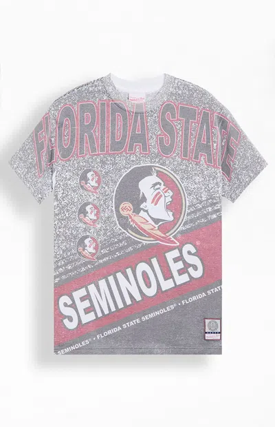 Mitchell & Ness Men's Florida State Seminoles Playmaker T-shirt In White In Multi