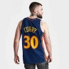 Mitchell And Ness Men's Golden State Warriors Nba Stephen Curry 2009-10 Away Swingman Basketball Jer In Navy