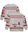 Mitchell & Ness Men's Gray Alabama Crimson Tide All Over Print Sweatshirt In Gray