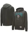 Mitchell & Ness Gray Miami Dolphins Slot Pullover Hoodie In Gray