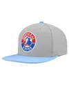 Mitchell & Ness Men's Gray Montreal Expos Cooperstown Collection Basic Flip Snapback Hat In Gray