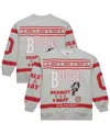 Mitchell & Ness Men's Gray Ohio State Buckeyes All Over Print Sweatshirt In Gray