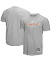 Mitchell & Ness Gray Texas Longhorns Elite Script T-shirt In Gray