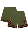 Mitchell & Ness Men's Green Chicago Bulls 1997-98 Hardwood Classics Flight Swingman Shorts In Green