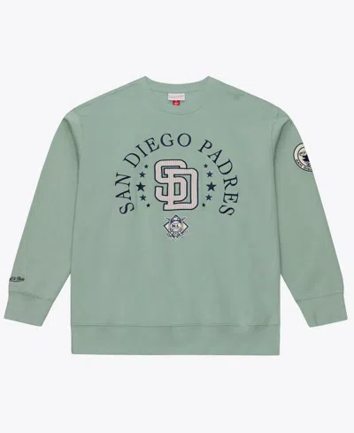 Mitchell & Ness Men's Green San Diego Padres Yacht Rock Fleece Sweatshirt