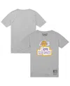 Mitchell & Ness Men's Heather Gray Los Angeles Lakers I Love This Team T-shirt In Gray