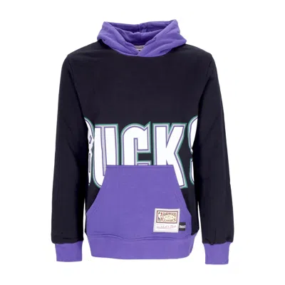 Mitchell & Ness Men's Hoodie Nba Big Face Hoodie 5.0 Hardwood Classics Milbuc In Black