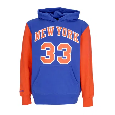Mitchell & Ness Men's Hoodie Nba Fashion Fleece Hoodie 1996 No 33 Patrick Ewing Hardwood Classics Neykni In Original Team Colors