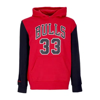Mitchell & Ness Men's Hoodie Nba Fashion Fleece Hoodie 1996 No 33 Scottie Pippen Hardwood Classics Chibul Original T In Original Team Colors